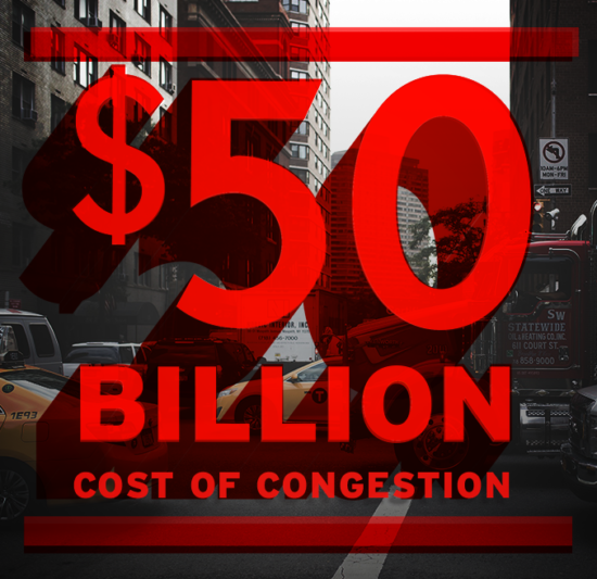 Traffic Congestion Cost Truckers Nearly $50 Billion - Text Graphic